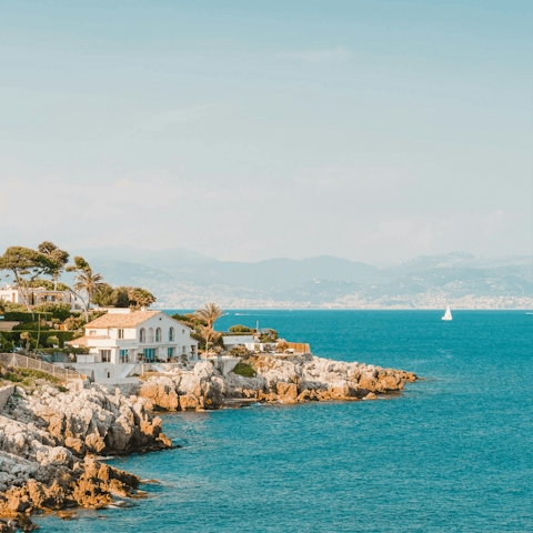 Take a half hour drive to the beautiful resort town of Antibes