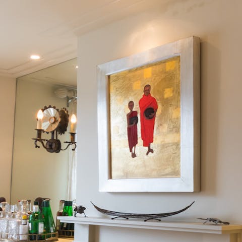 well-curated artwork