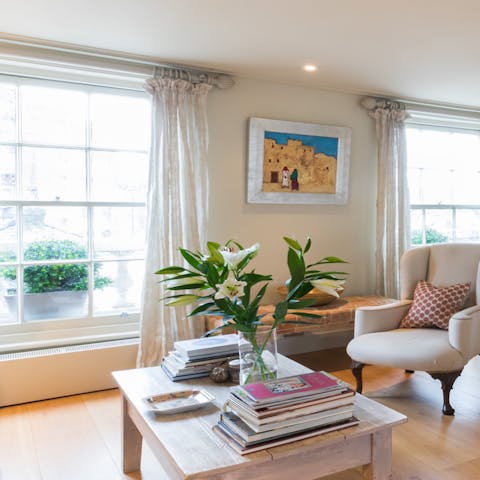 light-filled living space