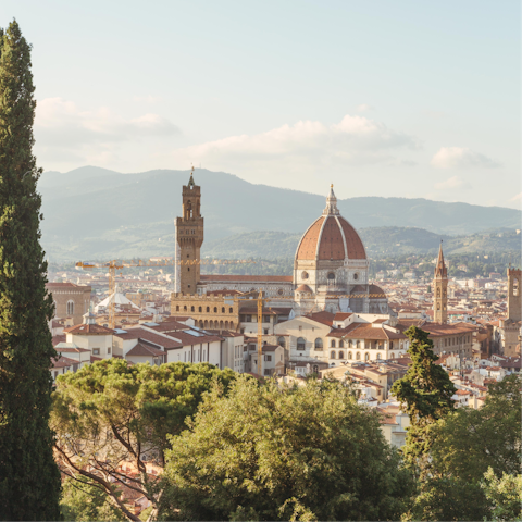 Explore Florence, including the nearby Porta Romana and Boboli Gardens