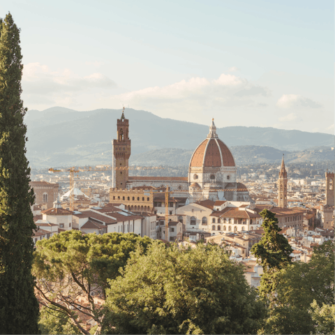 Explore Florence, including the nearby Porta Romana and Boboli Gardens