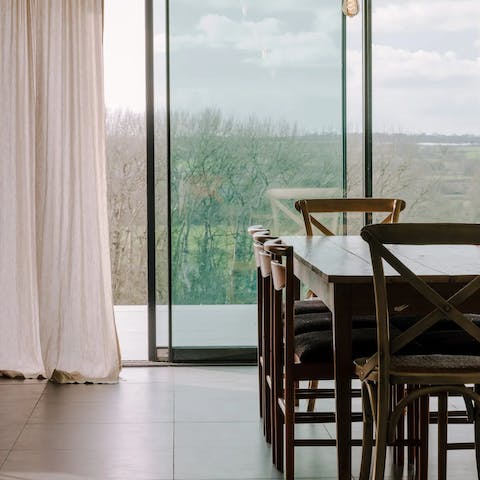 Find the perfect spot for sunset drinks and cosy evening meals