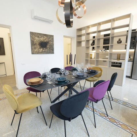 Cook for yourselves or explore the local trattorias