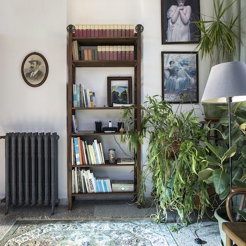 Fall in love with the home's period details and houseplants