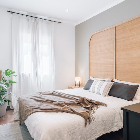 Wake up well-rested in the plush bedrooms