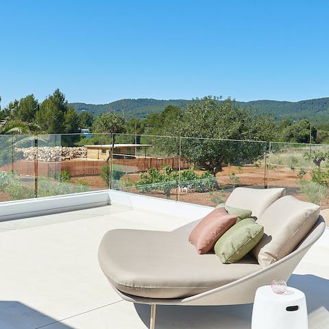 Enjoy countryside views while staying just 1 km from Sant Joan de Labritja village