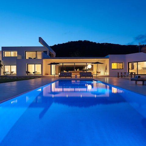 Step outside at dusk and enjoy the light show as the stars start to sparkle in the deep blue of the sky