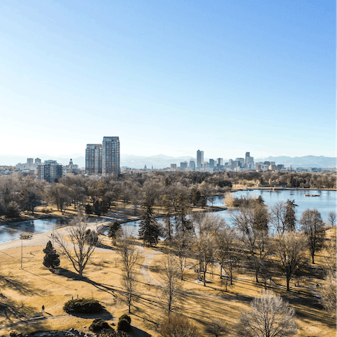 Stay in University Park, a twenty-minute drive from downtown Denver