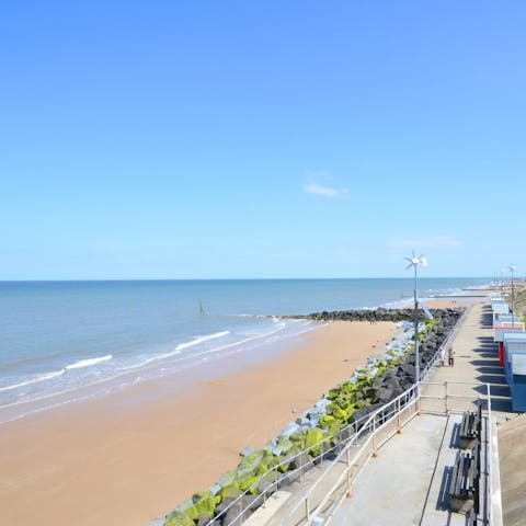 Make morning seafront strolls the new routine –⁠ just 0.1 miles from your door