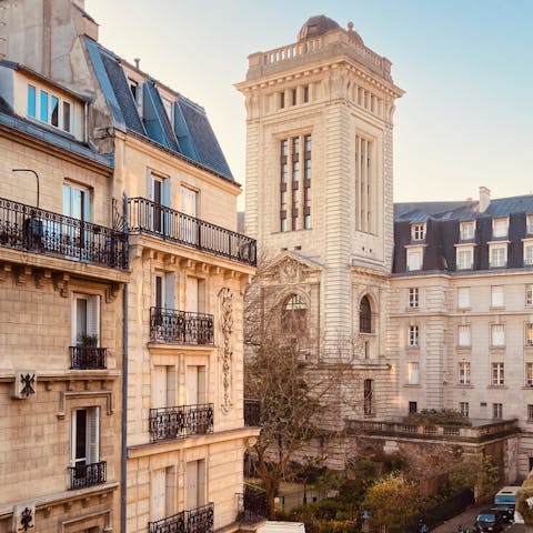 Stay in the 6th arrondissement of Paris, a short stroll from the beautiful Luxembourg Gardens