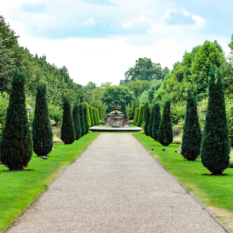 Head ten minutes north for a pleasant stroll around green Regent's Park