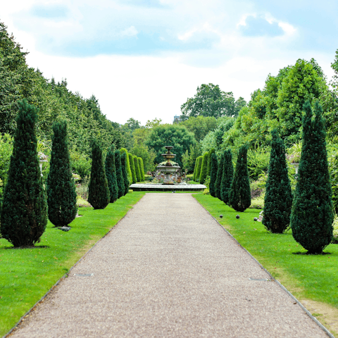Head ten minutes north for a pleasant stroll around green Regent's Park