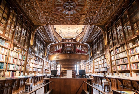 Shop for books at nearby Livraria Lello, one of the world's most breathtaking neo-Gothic bookshops