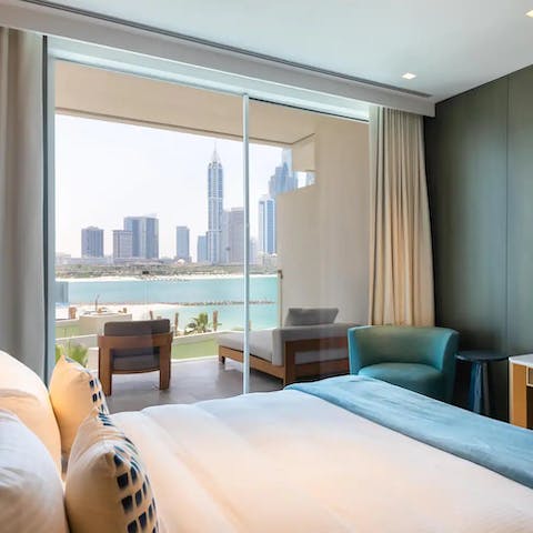Savour a sweet chai tea on your bedroom terrace