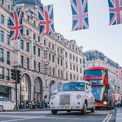 Arrive in central London in less than twenty minutes