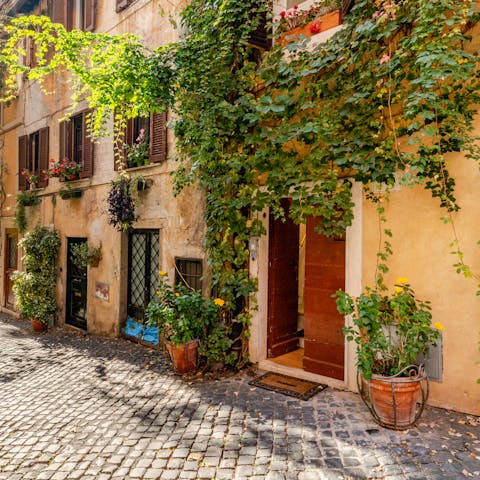 Stay in this apartment set in a beautiful old building