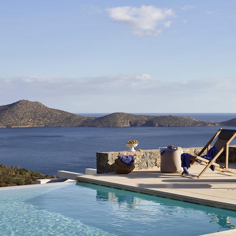 Go for a refreshing dip in one of the two swimming pools and dry off in a deckchair