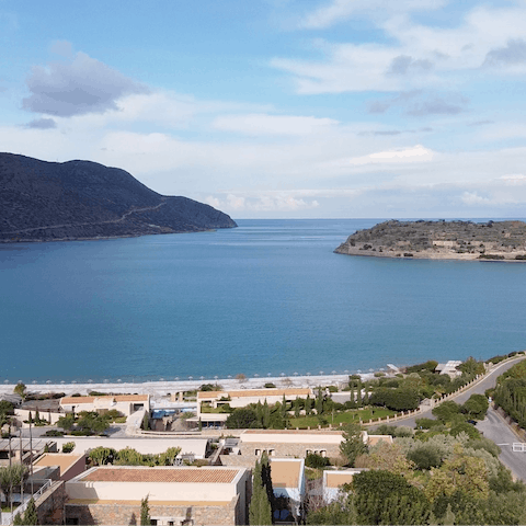 Drive over to the coastal town of Agios Nikolaos for boat tours and seafood dinners