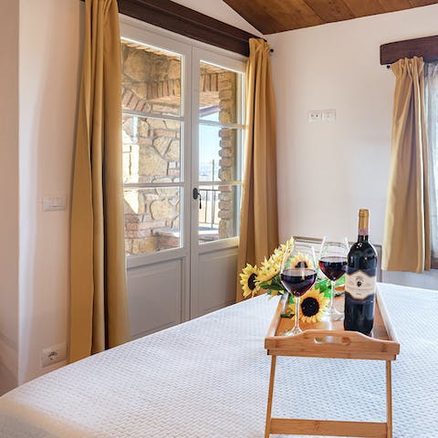 Wake up in the master bedroom and walk straight onto your private balcony