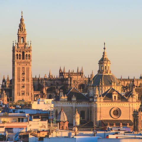 Stay just a few minutes’ walk from the centre of Seville