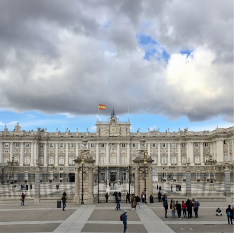 Discover Madrid's famous Royal Palace and explore several of its rooms
