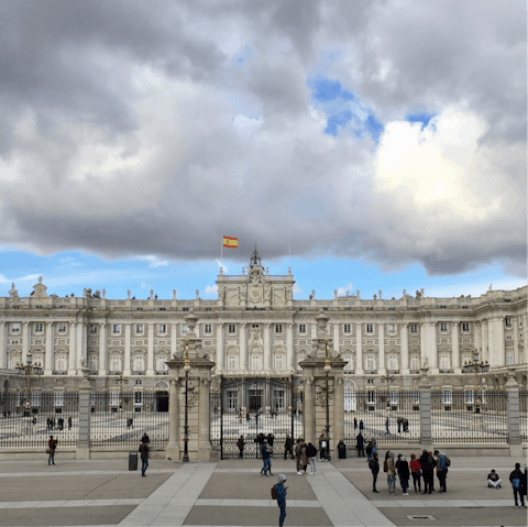 Discover Madrid's famous Royal Palace and explore several of its rooms