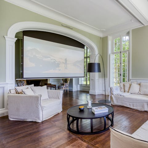 The cinema room