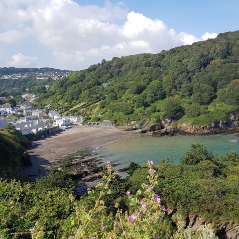 Walk to Hele Beach in five minutes