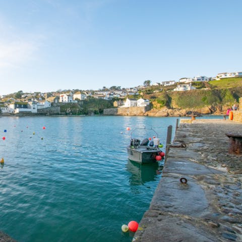 Watch the boats bobbing in the local harbour