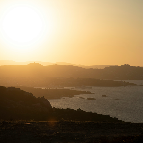 Stay a five-minute drive from the plush resort of Porto Cervo