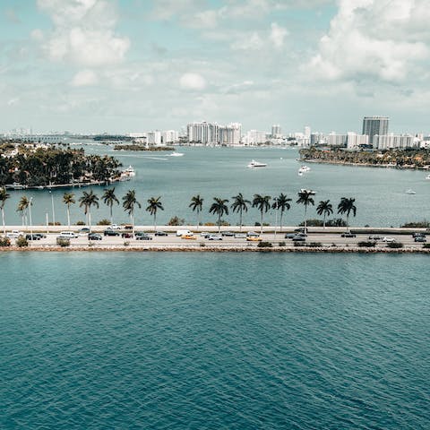 Stay in the heart of  Miami, Florida