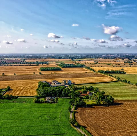 Wander through the picturesque scenery of Suffolk