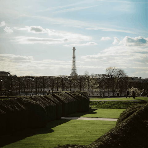 Take a picnic to Tuileries Garden – it's a short walk away