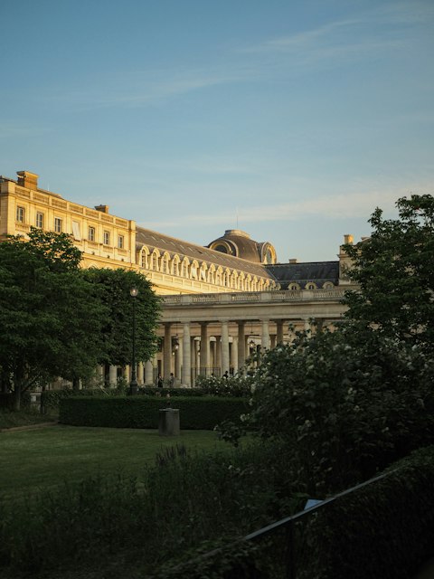 Stroll through Jardin du Palais-Royal, a short walk away