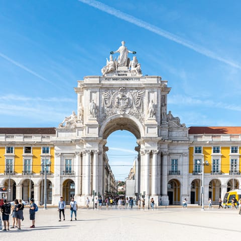 Head to the cultural hotspot of Praça do Comércio, just a short stroll away