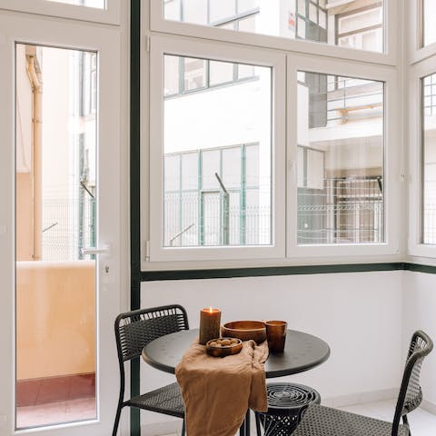 Take your novel to the sun room (perhaps with a bowl of olives alongside)