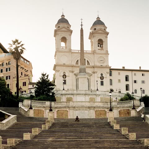 Eat an ice cream on the Spanish Steps, only a ten minute metro journey away