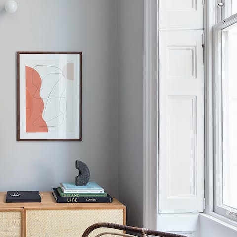 Admire period features like the original shutters