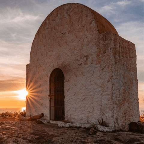 Watch the sunset from nearby Capella de Sa Talaia de Sant Antoni