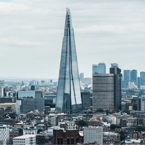 Explore London from the riverbank beside your home