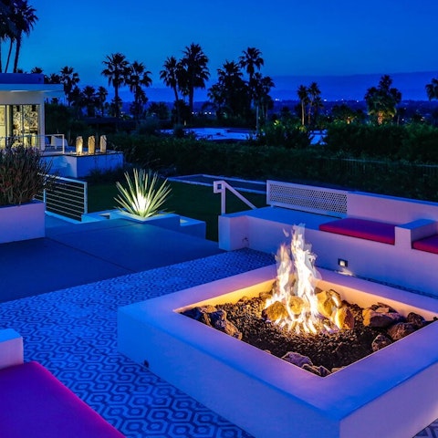 Unwind together around the large firepit