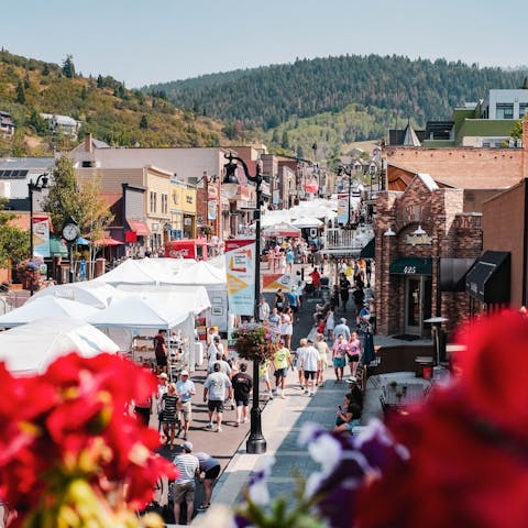 Wander Park City's historic Main Street
