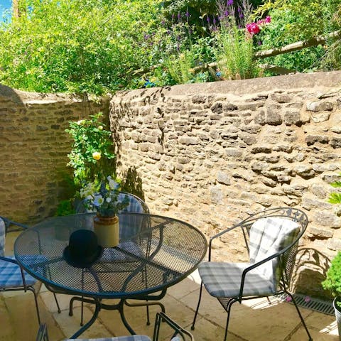 Have your morning coffee in the open air