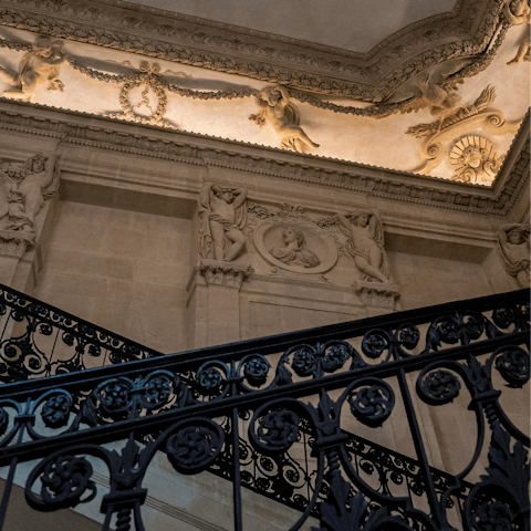 Admire the works of Picasso at Musée National Picasso, an eight-minute walk away