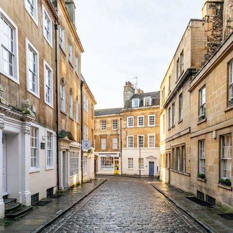Set in the beautiful Georgian streets of Bath