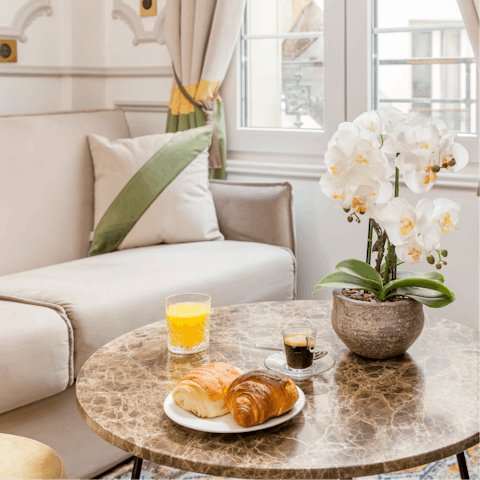 Pick up pastries from a local bakery to enjoy back home