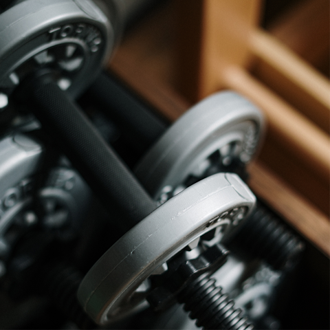Break a sweat in the communal gym