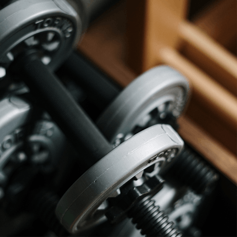 Break a sweat in the communal gym