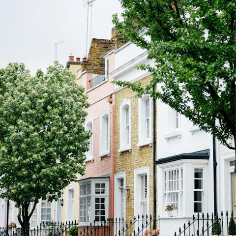 Stay in Chelsea, a short walk from the bustling King's Road