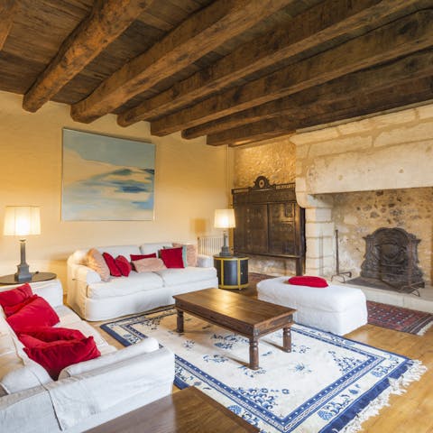 Curl up in the historic lounge as you drink cafe au lait and thumb through a novel